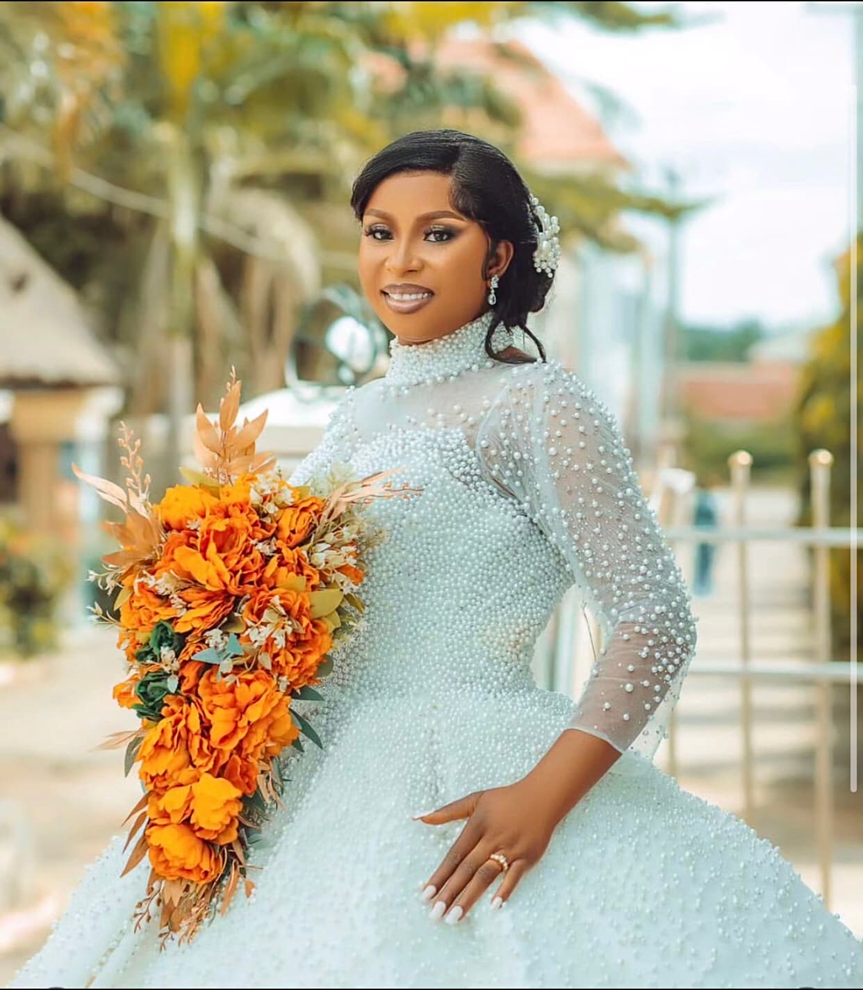 Bridal glam look 8